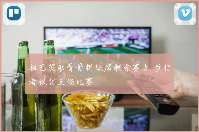 祖巴茨肋骨骨折缺席剩余赛季 步行者仅打五场比赛